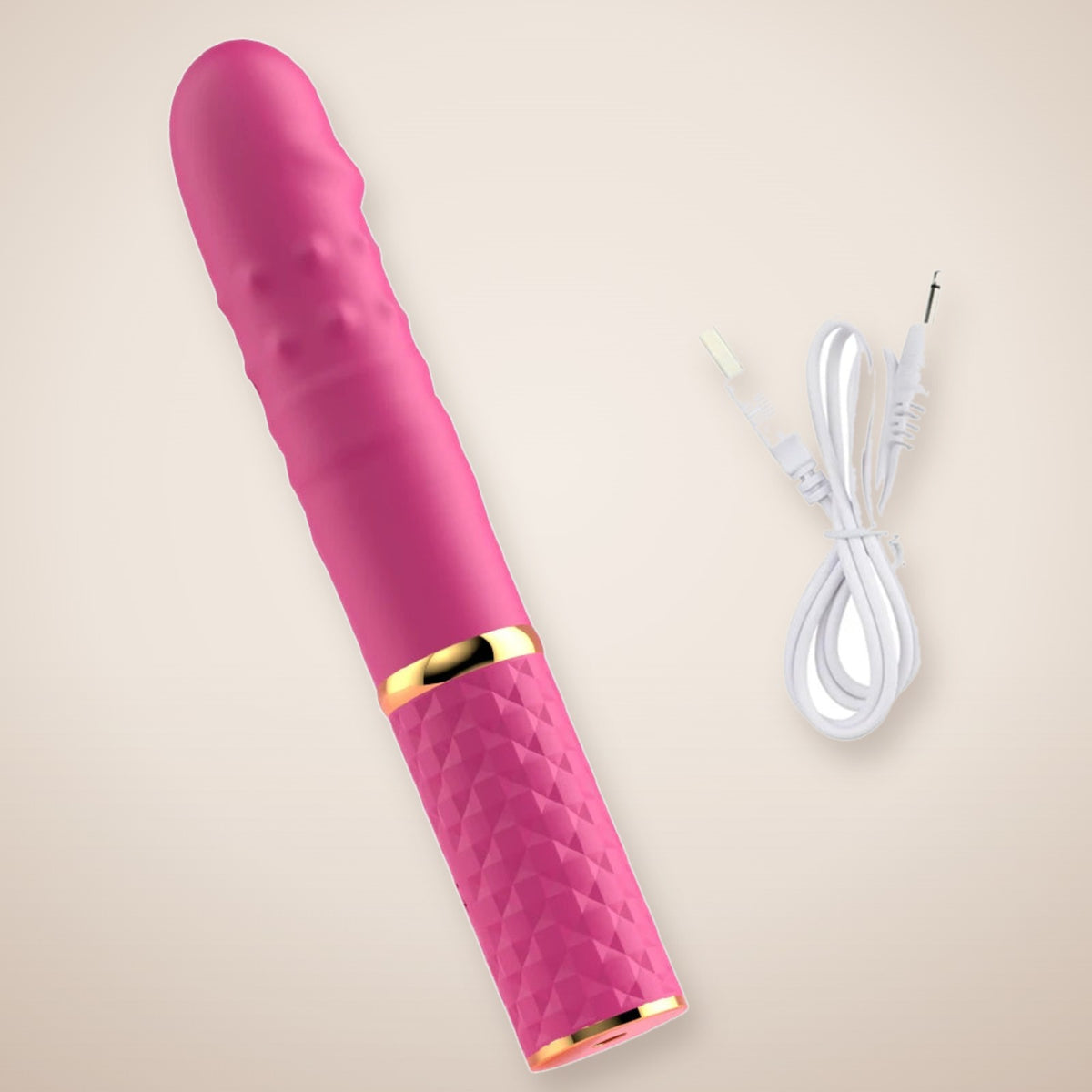 Marée, gode télescopique, rose
