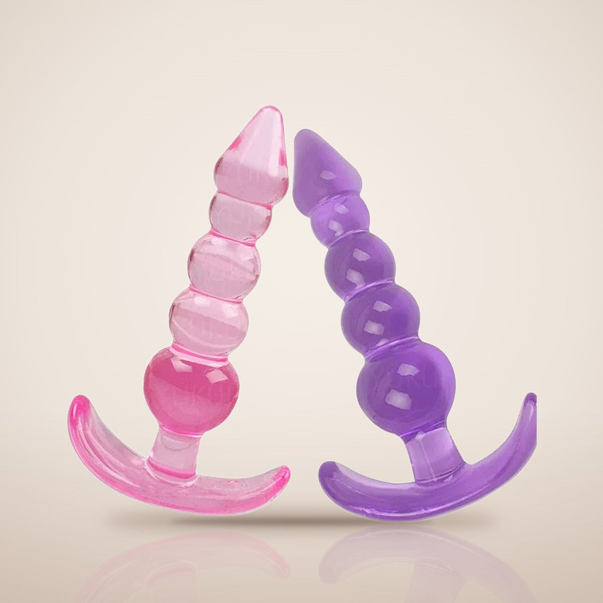 Perle · Plug chapelet en silicone