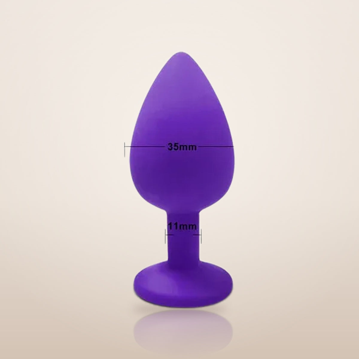 Escale · Plug anal en silicone – violet