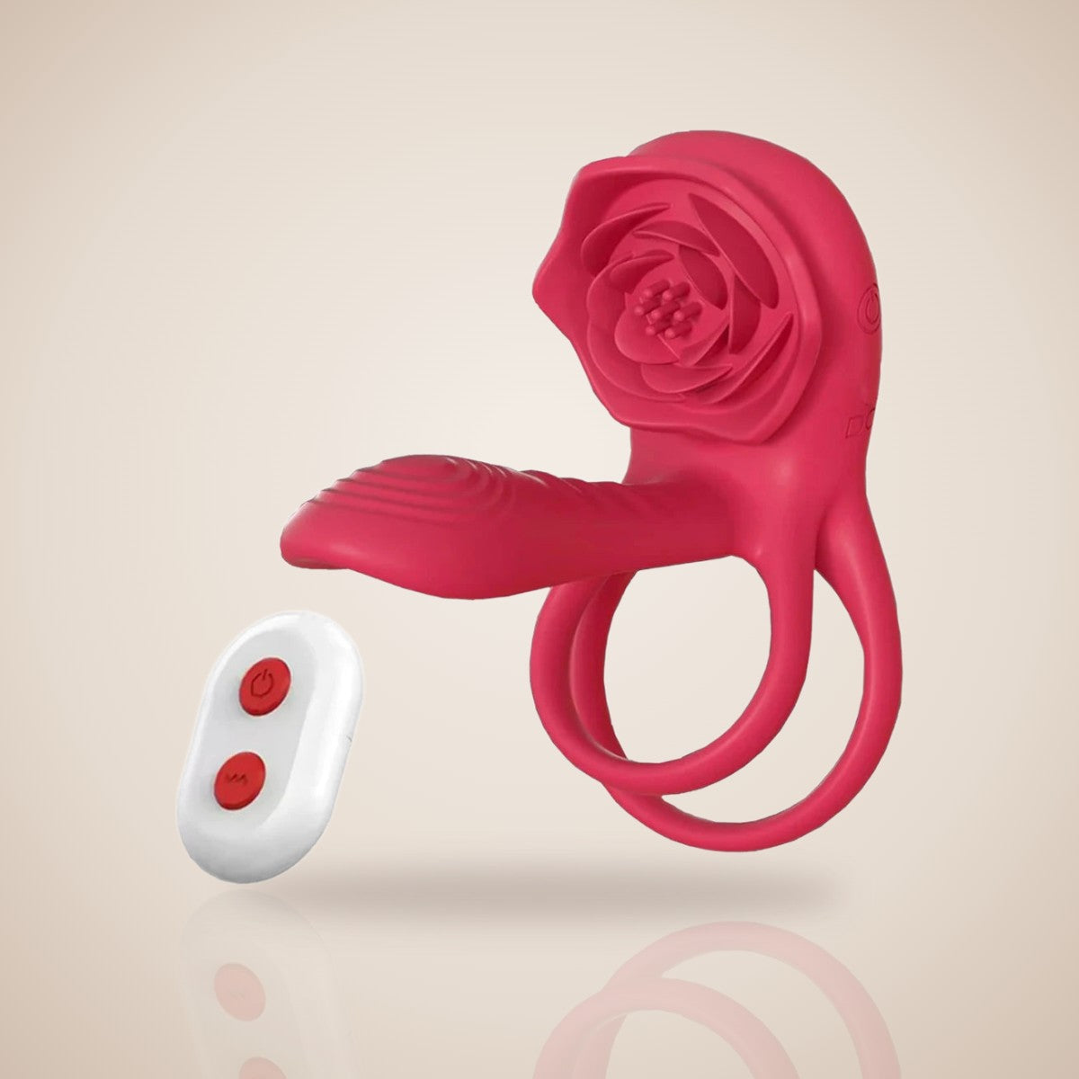 Églantine · Anneau vibrant rose pour couple