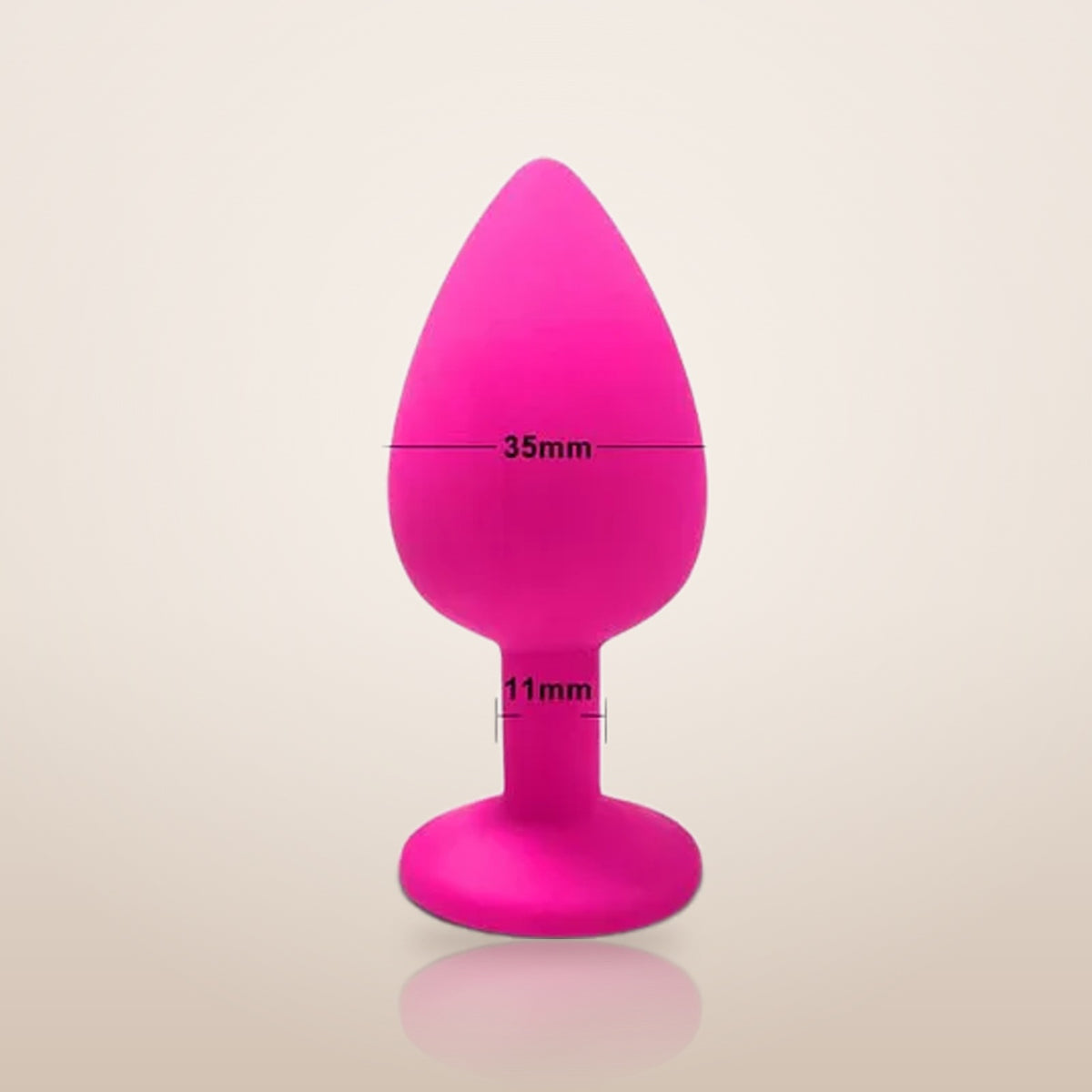 Escale · Plug anal en silicone – rose